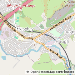 Map of Milnrow, Lancashire