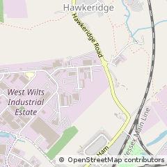 Map of Westbury, Wiltshire