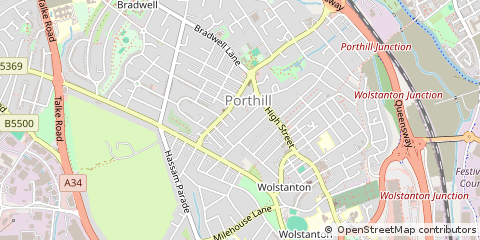 Map of Newcastle