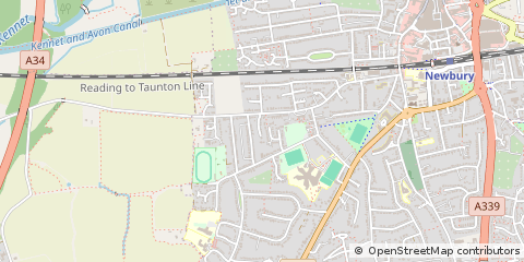 Map of Newbury