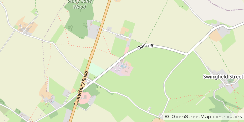 Map of Dover, Kent