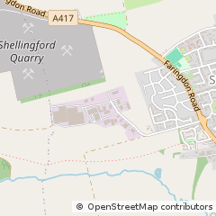 Map of Faringdon, Oxfordshire