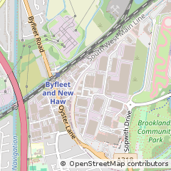 Map of Weybridge, Surrey