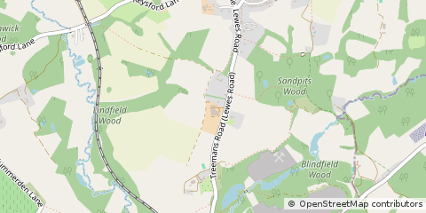 Map of Haywards Heath, West Sussex