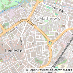 Map of Leicester