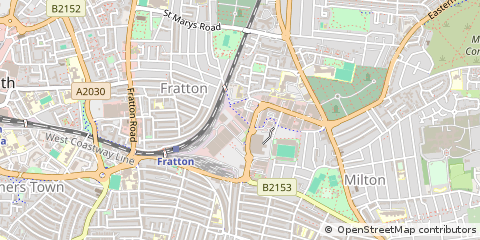 Map of Southsea, Hampshire
