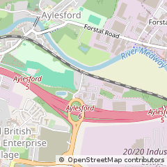 Map of Maidstone, Kent
