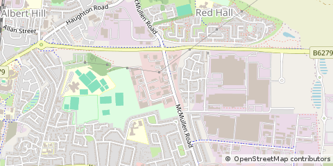 Map of Darlington, County Durham