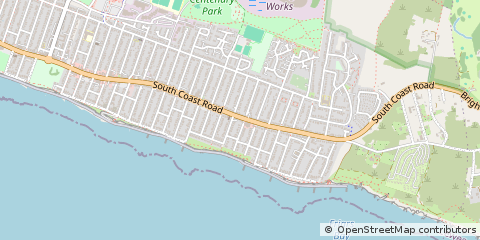 Map of Peacehaven, East Sussex