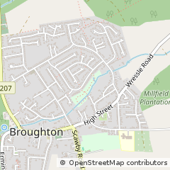 Map of Brigg, North Lincolnshire