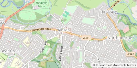 Map of Bournemouth