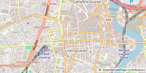 Map of Belfast