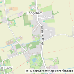 Map of Smallfield, Surrey