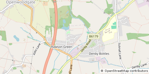 Map of Belper