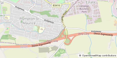 Map of Plymouth, Devon