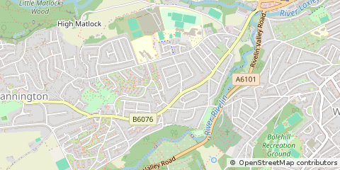 Map of Sheffield