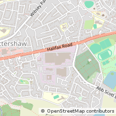 Map of Bradford, West Yorkshire