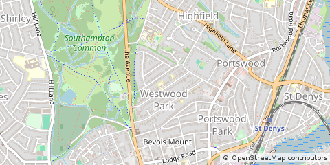 Map of Southampton