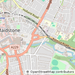 Map of Maidstone, Kent
