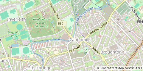 Map of Edinburgh, Midlothian