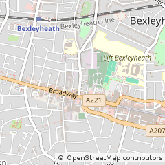 Map of Bexleyheath, Kent