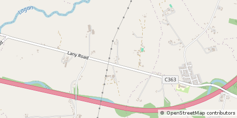 Map of Craigavon, County Armagh