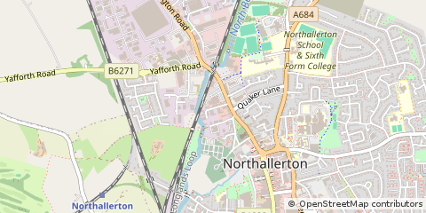 Map of Northallerton