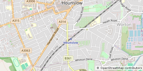 Map of Hounslow