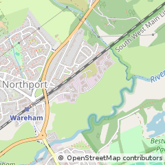 Map of Wareham, Dorset
