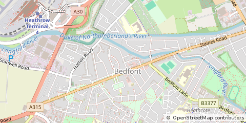 Map of Feltham