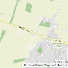 Map of Bury ST. Edmunds, Suffolk