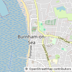 Map of Burnham on SEA, Somerset