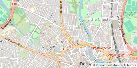 Map of Derby