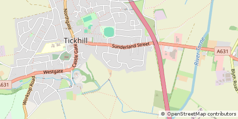 Map of Doncaster