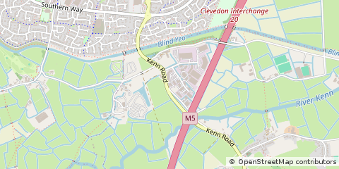 Map of Clevedon, Avon