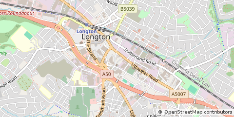 Map of Stoke-on-Trent