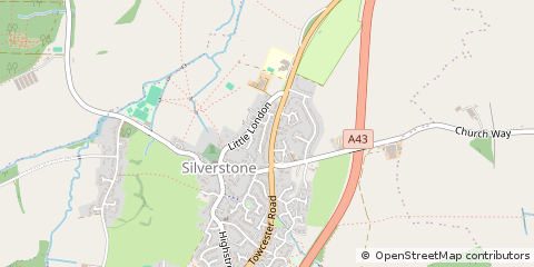 Map of Towcester