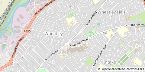 Map of Doncaster