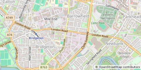 Map of Glasgow