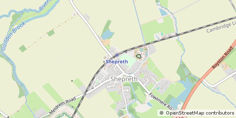 Map of Royston, Cambridgeshire