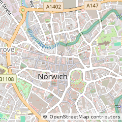 Map of Norwich, Norfolk