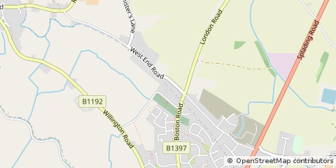 Map of Boston, Lincolnshire