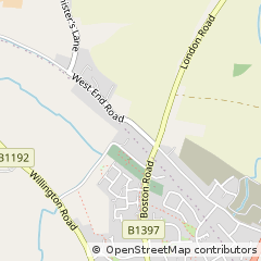 Map of Boston, Lincolnshire