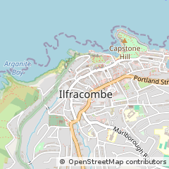 Map of Ilfracombe, Devon