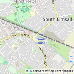 Map of Pontefract, West Yorkshire