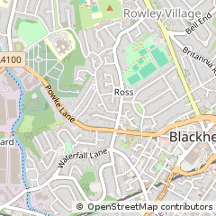 Map of Rowley Regis, West Midlands