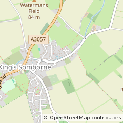 Map of Kings Somborne