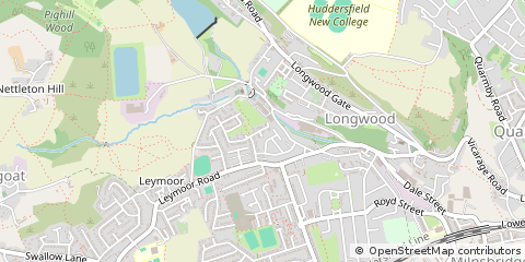 Map of Huddersfield