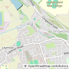 Map of Huddersfield