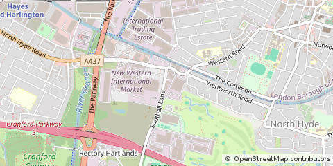 Map of Southall